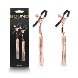 Bound Nipple Clamps - D2 - Rose Gold - Set of 2