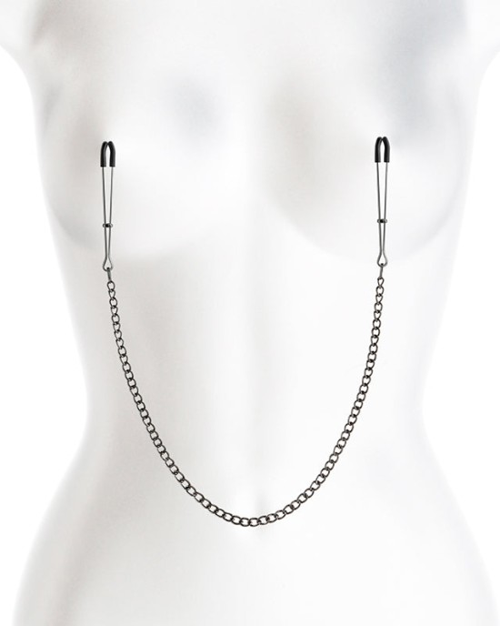 Bound Gunmetal - DC2  - Nipple Clamps with Chain