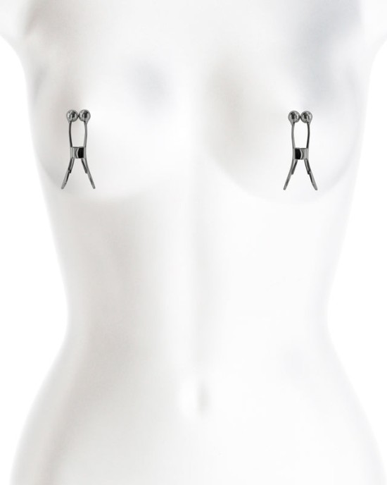 Bound Gunmetal Nipple Clamps - C1- Set of 2