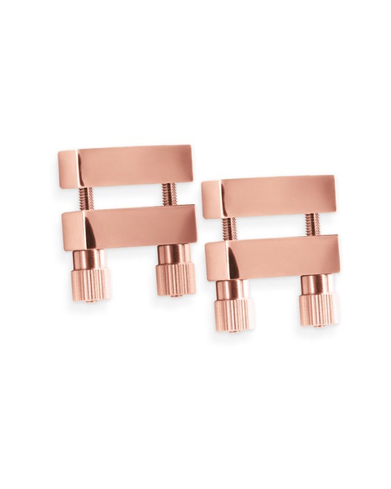 Bound Nipple Clamps - V1 - Rose Gold - Set of 2