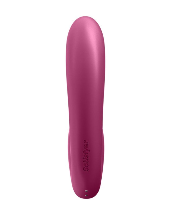 Satisfyer Sunray Vibrator with Air Pulsation & App Control - Berry