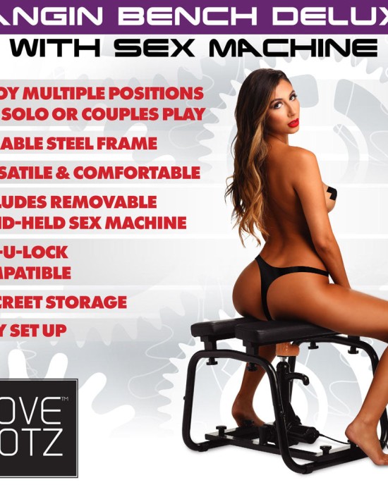 LoveBotz Bangin Bench Deluxe with Sex Machine