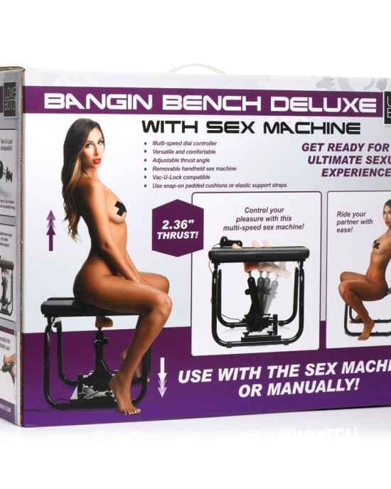 LoveBotz Bangin Bench Deluxe with Sex Machine