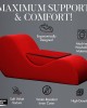 Bedroom Bliss Love Couch - Red