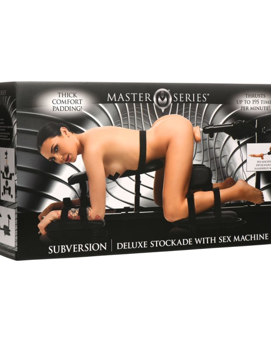 Master Series Subversion Deluxe Stockade Sex Machine