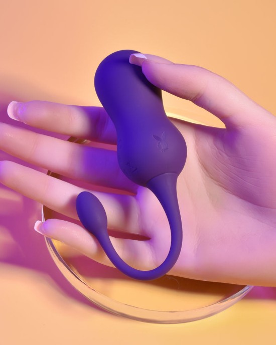 Playboy Pleasure Double Time - Vibrating Kegel Balls - Purple