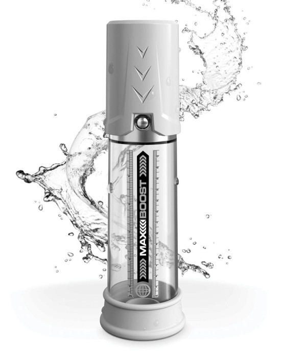 Pump Worx Max Boost - White Penis Pump