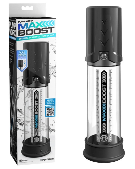 Pump Worx Max Boost - Black Penis Pump