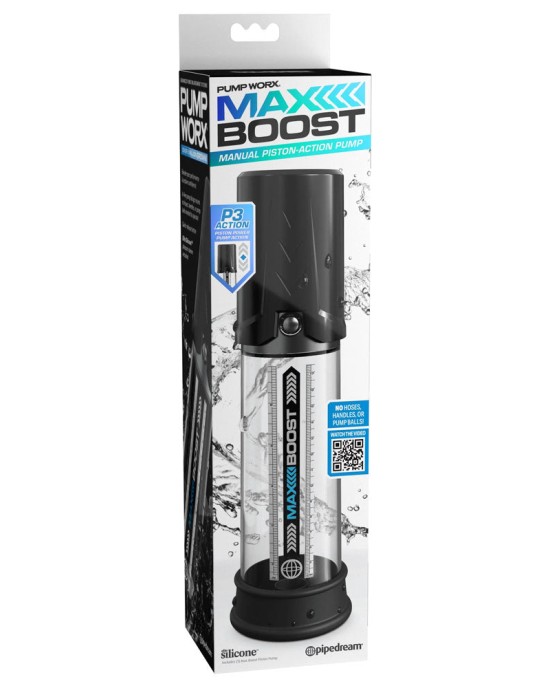 Pump Worx Max Boost - Black Penis Pump