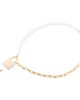 Sex & Mischief Pearl Day Collar - White