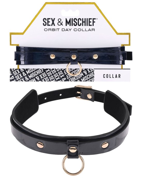 Sex & Mischief Orbit Day Collar - Black