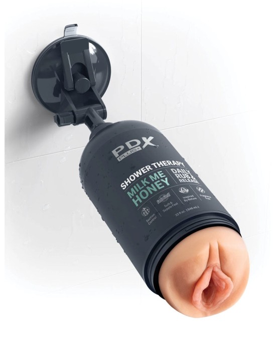 PDX Plus Shower Therapy - Milk Me Honey Vagina Stroker - Flesh