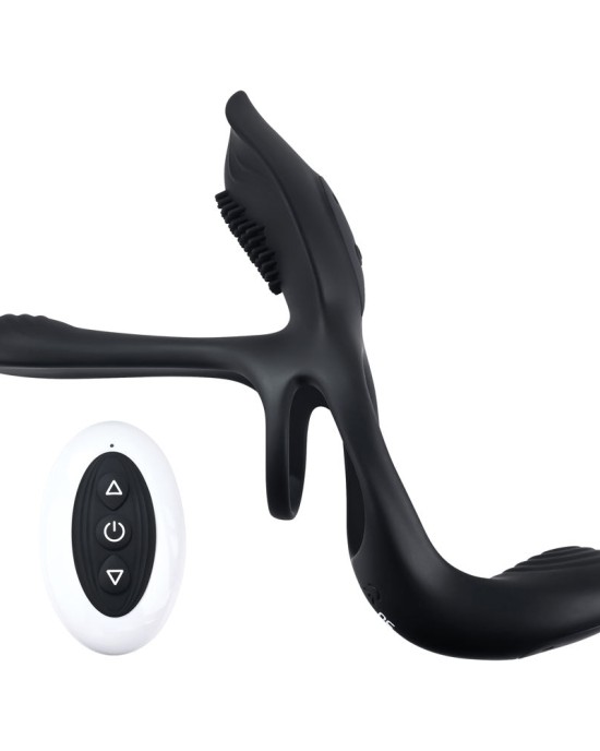 Playboy Pleasure The 3 Way - Vibrating Cock Ring with Wireless Remote