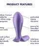 Satisfyer Intensity Butt Plug with App Control - Purple