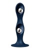 Satisfyer Double Ball-R Anal Dildo - Dark Blue