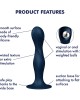 Satisfyer Double Ball-R Anal Dildo - Dark Blue