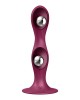 Satisfyer Doule Ball-R Anal Dildo - Red