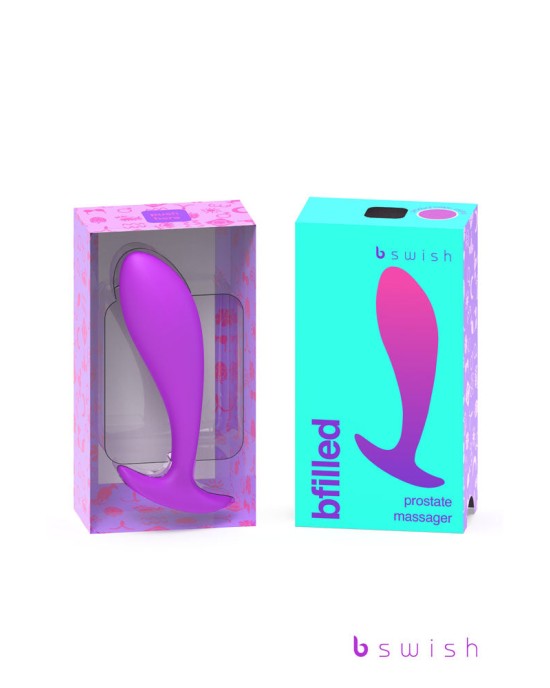 Bfilled Basic - 10cm Prostate Massager - Orchid