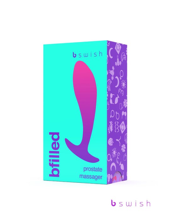 Bfilled Basic - 10cm Prostate Massager - Orchid