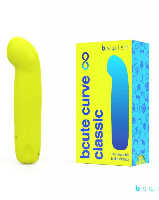 Bcute Curve Infinite Classic Vibrator - Citrus Yellow