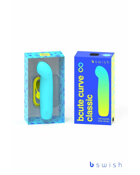 Bcute Curve Infinite Classic Vibrator - Electric Blue