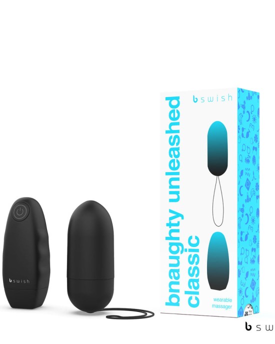 Bnaughty Classic Unleashed - Bullet with Wireless Remote - Black