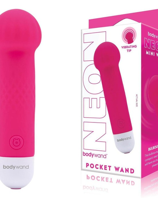 Bodywand Neon Mini Pocket Wand - Neon Pink