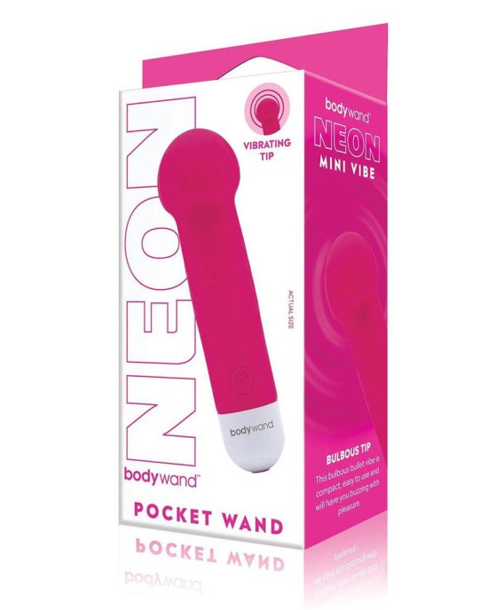 Bodywand Neon Mini Pocket Wand - Neon Pink