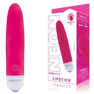 Bodywand Neon Mini Lipstick Vibrator - Neon Pink