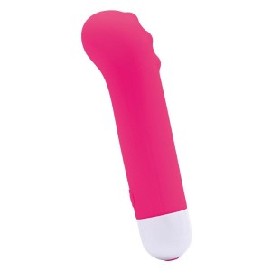 Bodywand Neon Dotted Mini G Vibe - Neon Pink