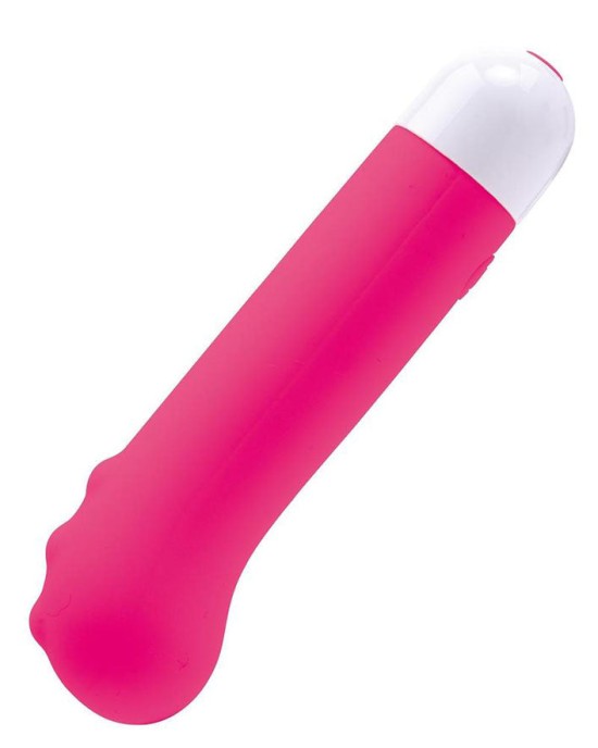 Bodywand Neon Dotted Mini G Vibe - Neon Pink