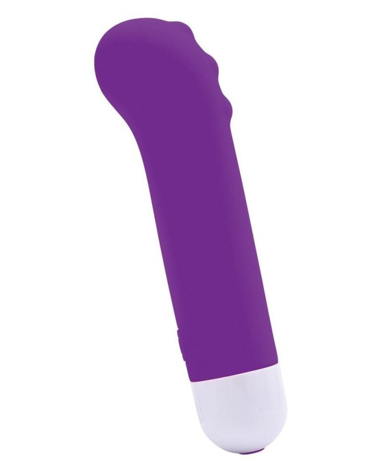 Bodywand Neon Dotted Mini G Vibe - Neon Purple