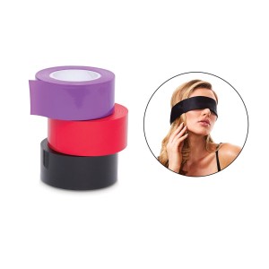 WhipSmart Bondage Tape 3-Pack with Blindfold