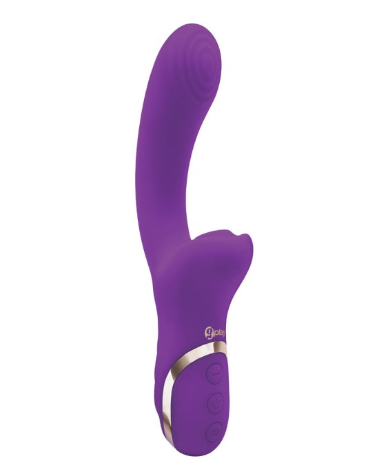 Bodywand G-Play Dual Stimulator Squirt Trainer with Air Pulsation - Purple