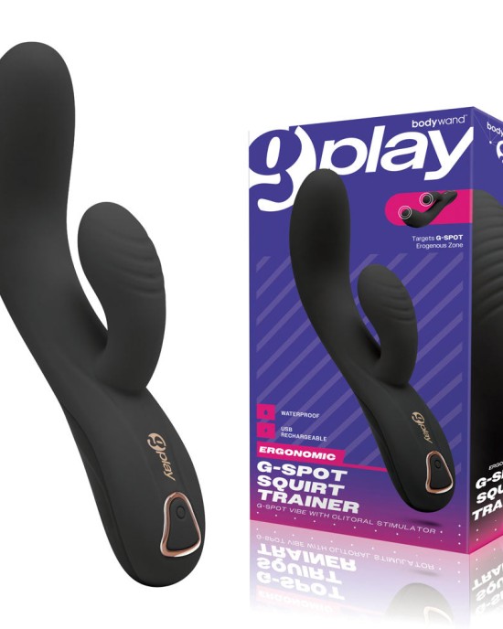 Bodywand G-Play G-Spot Squirt Trainer Vibrator - Black