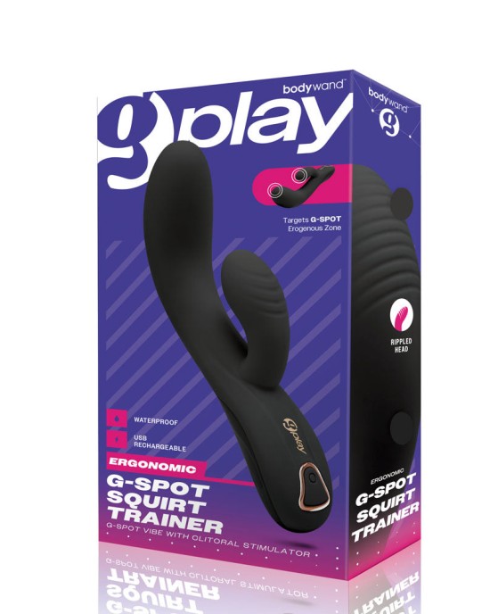 Bodywand G-Play G-Spot Squirt Trainer Vibrator - Black