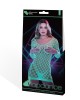 Lapdance Glow In The Dark Mesh Mini Dress - OS