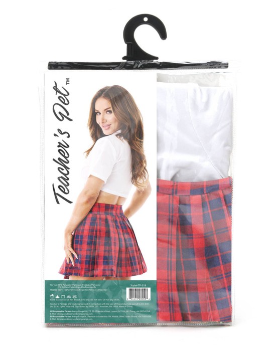 Teachers Pet School Girl Costume 2 Pc Set - OS