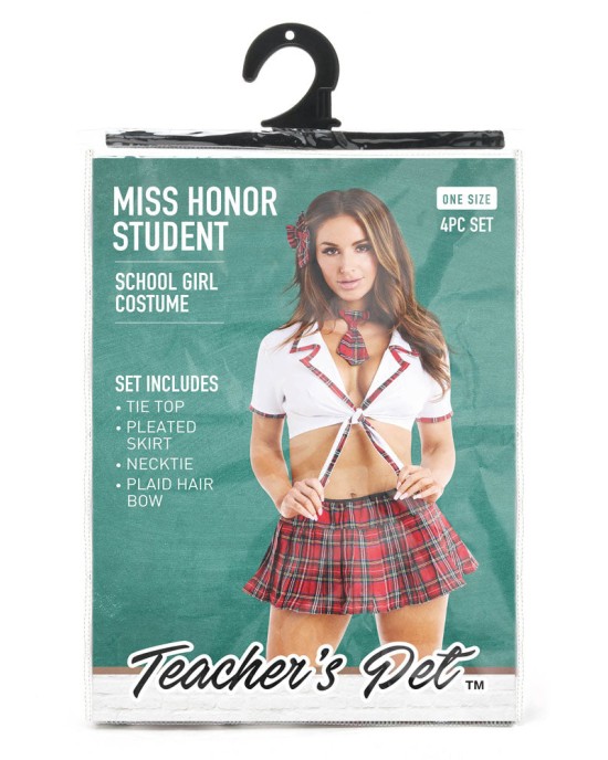 Teachers Pet Miss Honor Student 4 Pc Set - OS