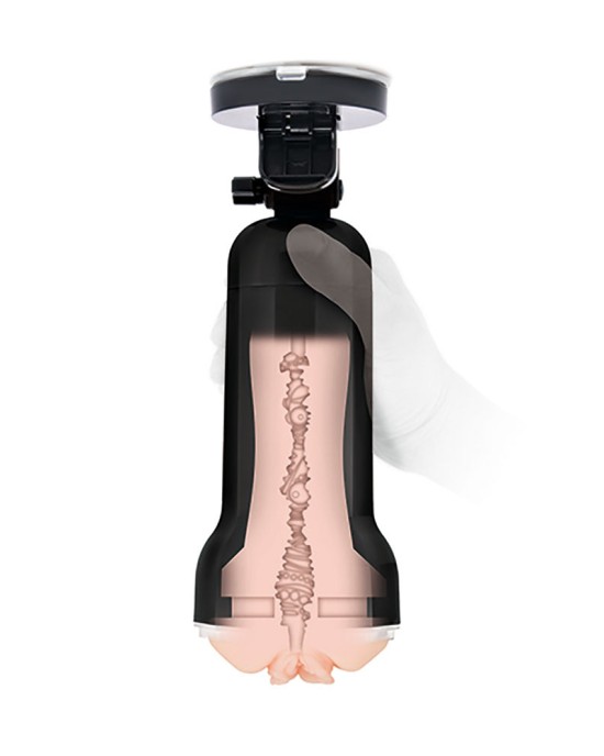 Zolo Personal Trainer - Flesh Vagina Stroker with Suction Mount