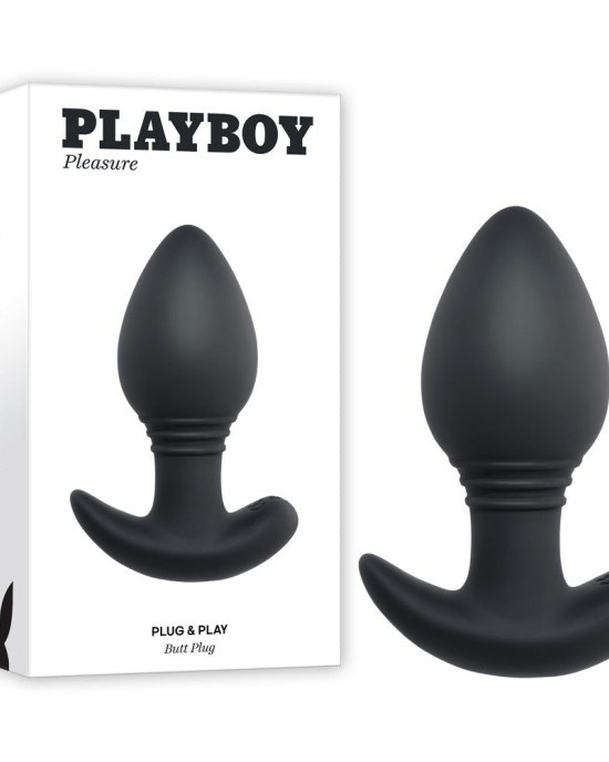 Playboy Pleasure Plug & Play - Vibrating Butt Plug with Wireless Remote