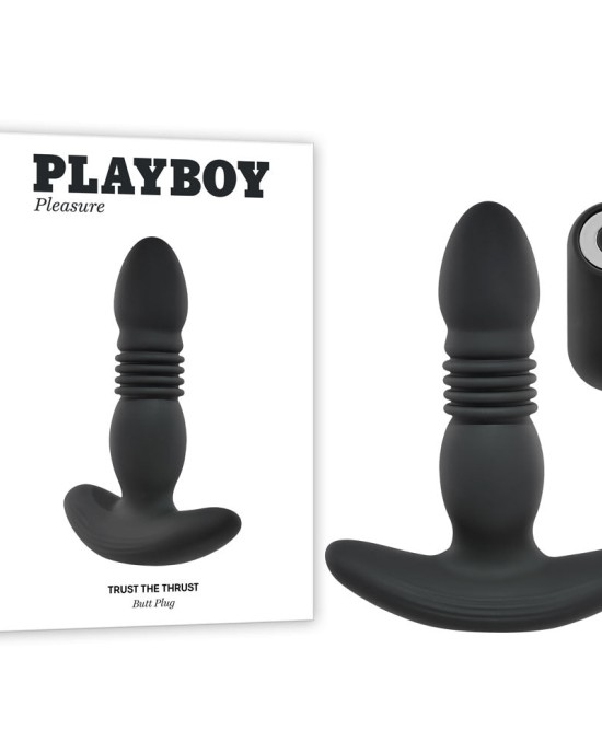 Playboy Pleasure Trust The Thrust - Thrusting Butt Plug with Wireless Remote