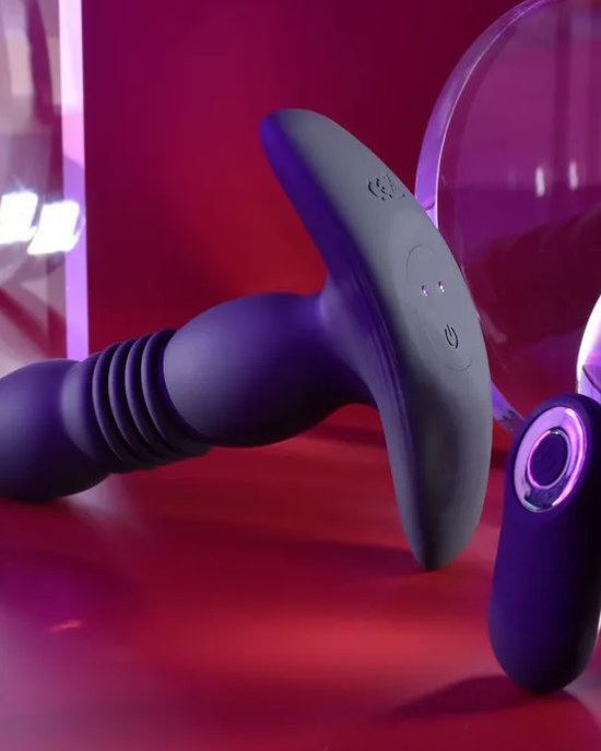 Playboy Pleasure Trust The Thrust - Thrusting Butt Plug with Wireless Remote