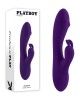 Playboy Pleasure On Repeat Rabbit Vibrator - Purple