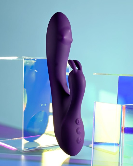 Playboy Pleasure On Repeat Rabbit Vibrator - Purple