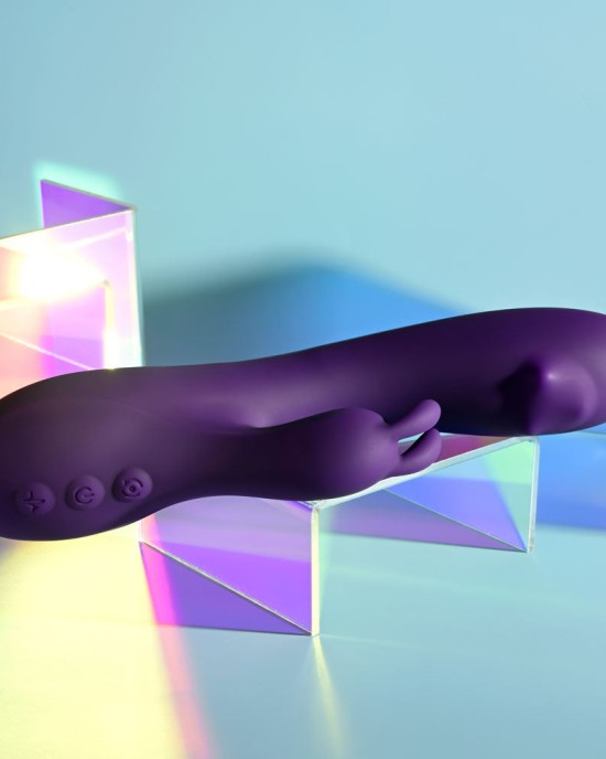 Playboy Pleasure On Repeat Rabbit Vibrator - Purple