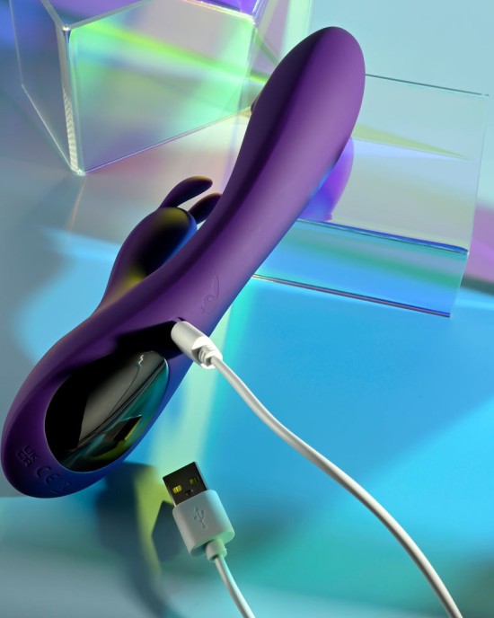 Playboy Pleasure On Repeat Rabbit Vibrator - Purple