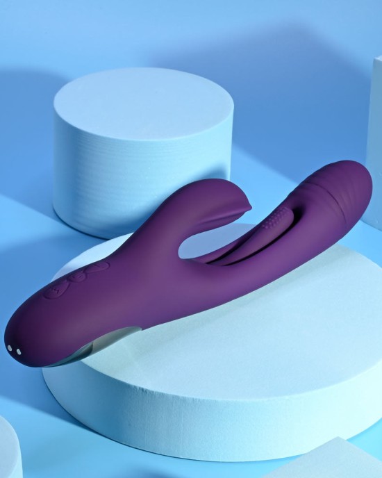 Playboy Pleasure The Thrill Rabbit Vibrator - Purple