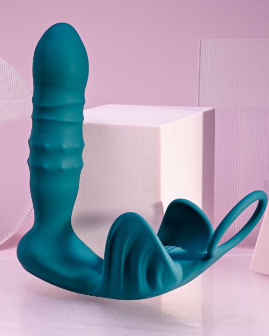 Playboy Pleasure Bring It On - Thrusting Butt Plug With Cock Ring