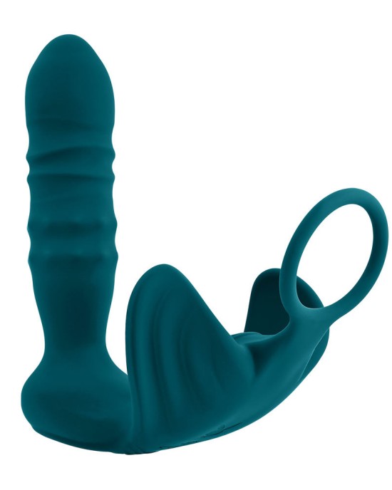 Playboy Pleasure Bring It On - Thrusting Butt Plug With Cock Ring